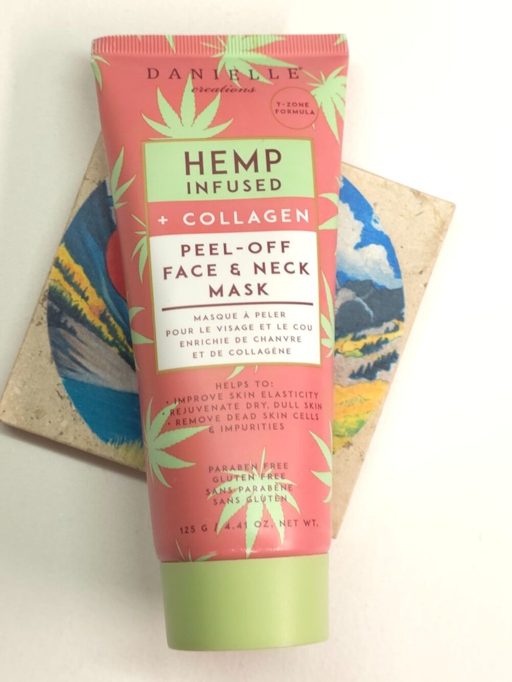 Danielle Creations Hemp Infused + Collagen Peel-Off Face & Neck Mask - 4.41oz